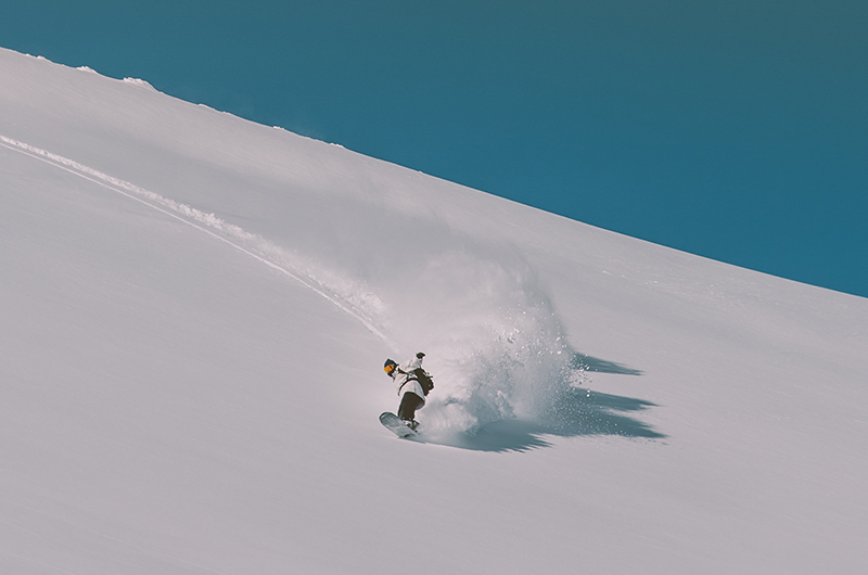 Niseko December Powder Snowboarding