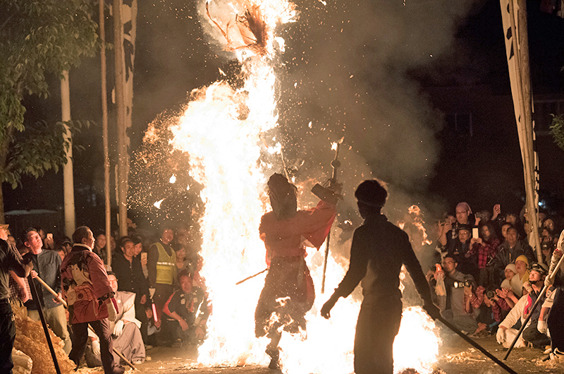 shakotan fire festival hokkaido