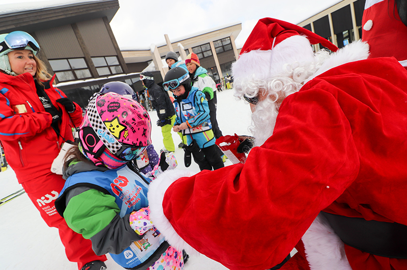 niseko united christmas santa claus