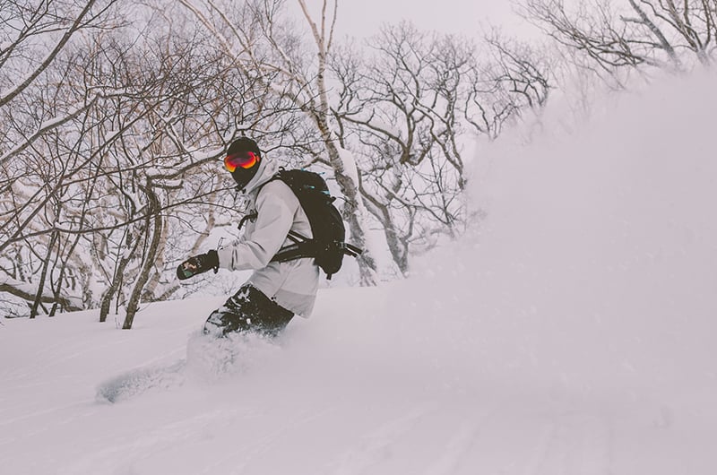 niseko united powder snowboarding