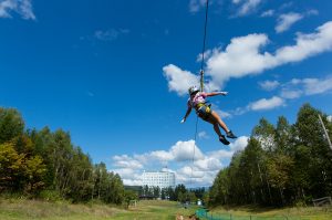 niseko village zip line pure summer