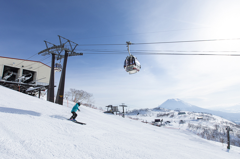 niseko annupuri resort sping skiing