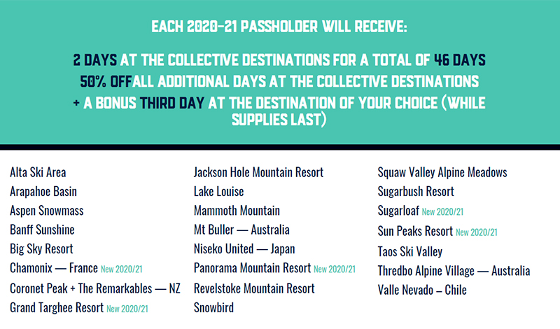 The Mountain Collective Pass Details